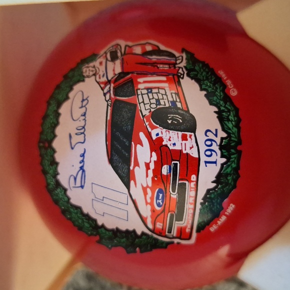 🏁 Bill Elliott #11 NASCAR Christmas Ball Ornament. 1992. - Picture 8 of 10